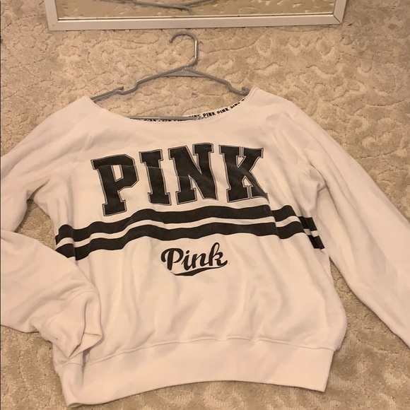 PINK Victoria's Secret Tops - PINK white sweater